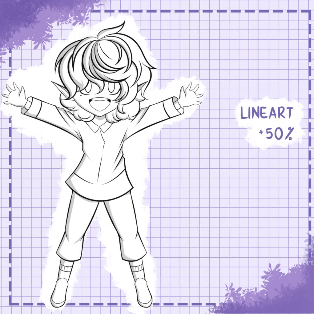 Commission - Line art